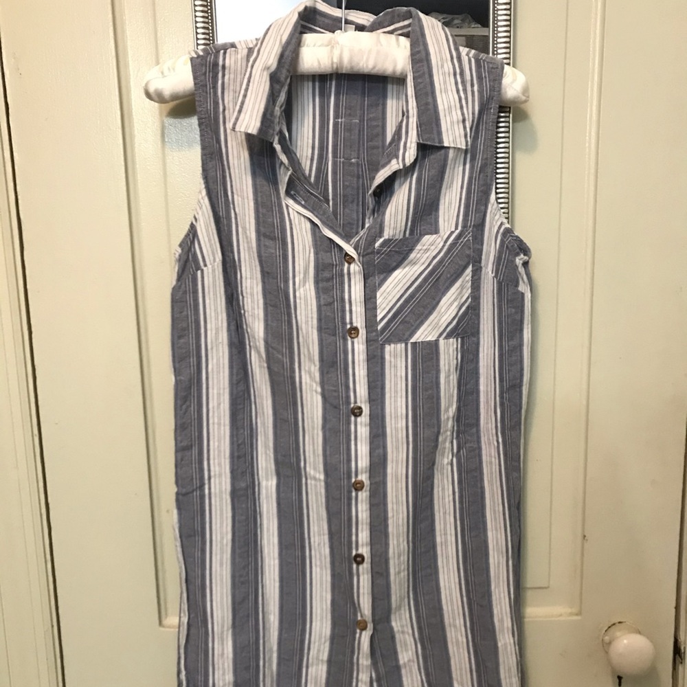 Blue Striped Shirt